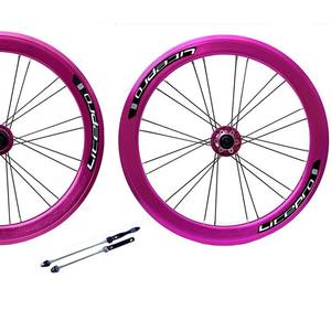 Litepro 16 pulgadas 349 juego de ruedas de freno de disco <span class=keywords><strong>bicicleta</strong></span> plegable modificada K3 Plus 6 rodamientos rueda 11 velocidades para <span class=keywords><strong>bicicleta</strong></span> Fnhon <span class=keywords><strong>Dahon</strong></span> - Product Image 5