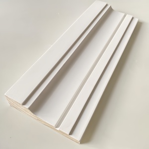 Moldura de Rodapié Moderna de Madera de Pino FJ, Prepintada en Blanco, para Decoración de Interiores - Product Image 6