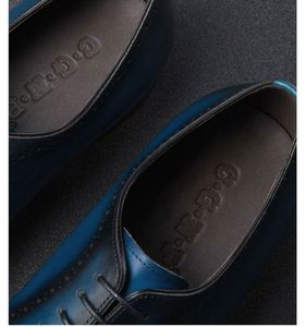 Zapatos Formales de Negocios para Hombre, Estilo Primavera-Otoño, con Cordones, Impermeables, Transpirables, que Aumentan la Altura, de Alta Gama, para Bodas - Product Image 6