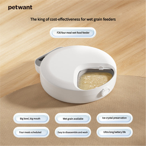 Moderne Serie 4 Automatischer Katzenfutterautomat Nassfutter-Spender Zwei Umweltfreundliche Kühlpacks Neue Generation Katzenfutter-Auto-Serviersystem - Product Image 3