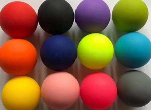 6.3cm singolo Silicone Pilates <span class=keywords><strong>Ball</strong></span> Fitness per il corpo rilassare la terapia della palla per alleviare il dolore muscolo Lacrosse - Product Image 6