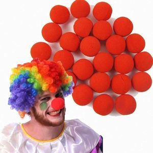 Nariz de Payaso Roja/Azul/Amarilla, Accesorios de Disfraces Mágicos Personalizados, Suministros de Circo, Nariz Roja para el Día del Nariz Roja y Cosplay, Nariz de Espuma de Payaso - Product Image 1