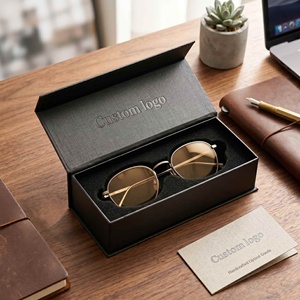 Caja magnética de lujo para gafas, impresa a medida para embalaje de tiendas de óptica y exhibición minorista, embalaje de regalo para marcas de gafas de sol - Product Image 2