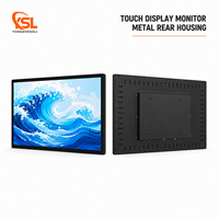 Nuevo Monitor Táctil Capacitivo de Bisel Delgado de 15.6'' 2026, Panel IPS, Resolución 1920x1080, 16:9, Soporte VESA para Montaje en Pared, Kiosco Integrado POS