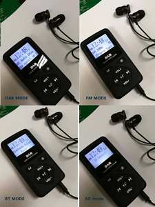 Radio portable en plastique d'usine, lecteur MP3, écran LCD, radio de poche rechargeable, tuner DAB+ universel pour voiture, autoradio - Product Image 2