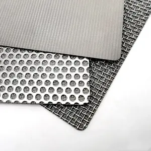 304 Sintering Wire Mesh Sintered Plate Multi-layer Metal Filter 316L Stainless Steel Five-layer Sintering Mesh