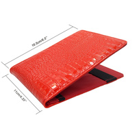 Porte-cartes de score de golf en cuir PU noir et rouge, prêt à être expédié, couverture personnalisée pour carnet de scores, durable, portable, élégant, accessoires de golf