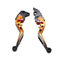 Levier d'embrayage et de frein pliable réglable pour moto Levier d'embrayage de frein télescopique pliable pour pièces de rechange