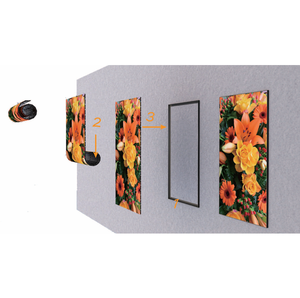 Écran LED enroulable de 1,9 mm pour toile de fond de scène, location événementielle, avec design en maille légère et système de suspension rapide - Product Image 5