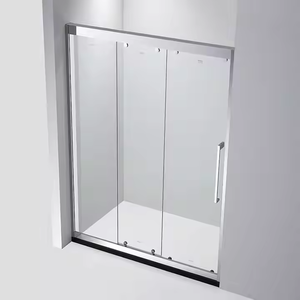 Cheap Shower Room <strong>Bathroom</strong> With <strong>Sliding</strong> Clear Tempered Glass Finish Shower <strong>Doors</strong>