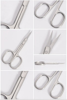 Ensemble de ciseaux de beauté en acier inoxydable de qualité supérieure, pour la coupe des poils du nez, des sourcils et des cuticules, pour hommes et femmes