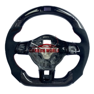 Volantes LED de Fibra de Carbono Forjados Personalizados, Aptos para Volkswagen Scirocco, Jetta, <span class=keywords><strong>Golf</strong></span> 6, Polo <span class=keywords><strong>GTI</strong></span> <span class=keywords><strong>Mk6</strong></span>, y 6R GLI R - Product Image 1