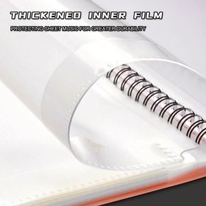 Entrega Rápida, Libro de Datos A4 de Plástico para Negocios, Creativo, Multicapa, 40/60 Páginas, Impresión Serigráfica, para Estudiantes, Profesores, Música, Piano - Product Image 4