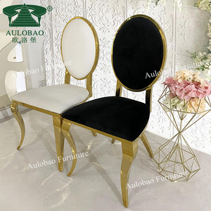 Muebles de <span class=keywords><strong>Hotel</strong></span>, sillas king and queen de acero inoxidable <span class=keywords><strong>dorado</strong></span>, silla de boda de lujo - Product Image 1