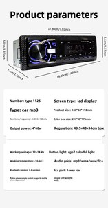 Estéreo Multimedia para Auto de Alta Potencia 7388, 4 RCA RGB, Retroiluminación de 7 Colores, FM/BT/AUX/TF, 2 USB, LCD - Product Image 6