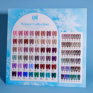 Unigel Hema Gratis Aangepast Uw Logo Uv Gel Groothandel Oem Rode Kleur Collectie Gel Nagellak Set Voor Salon - Product Image 6