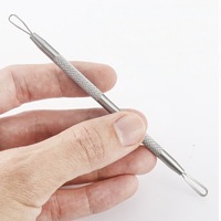 Kit d'outils de suppression des points noirs et de l'acné du fabricant d'origine : aiguilles et extracteurs de boutons