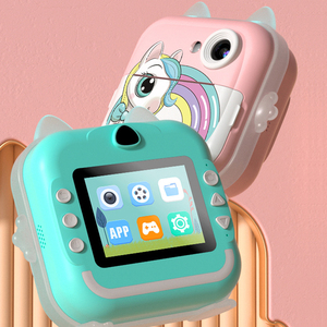 Cámara Instantánea para Niños con Papel Térmico, Mini Cámara BT, Regalos de Navidad y Cumpleaños, Video Digital Full HD, MicroSD, para Niñas y Niños Pequeños - Product Image 2