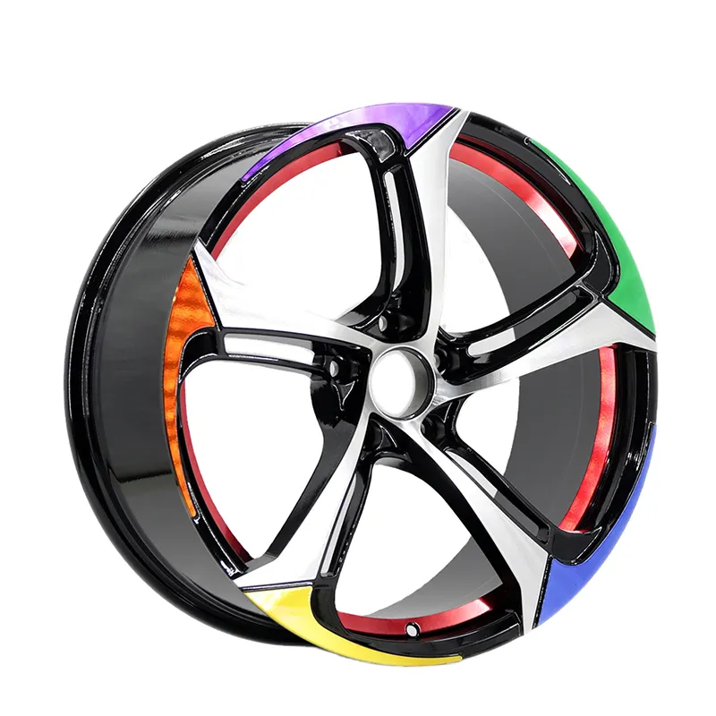 17/18/19 Inch 2022 Hot Verkoop Kleurrijke Sport Wielen Auto Aluminium Personenauto Wiel En Velg Voor Civic accord Golf