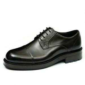 Zapatos de tacón alto personalizados de otoño con cordones, de cuero genuino de vaca brillante pulido y grabado, con tacón de bloque, ligeros y de suela gruesa. - Product Image 5