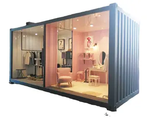 20FT/GP/HC Mobile Mở Rộng Lắp Ráp Container Vận Chuyển Cửa Hàng Phòng Sang Trọng Trung Quốc Giá Để Bán