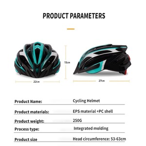<span class=keywords><strong>Casque</strong></span> de vélo et de roller intégré pour hommes et femmes, avec fonction clignotante multicolore - Product Image 6