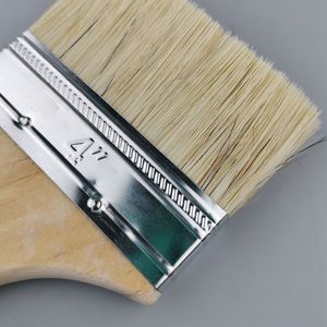 แปรงทาสีด้ามไม้ 4 นิ้ว สำหรับทาสีผนัง เครื่องมือ DIY - Product Image 3