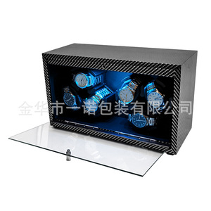 Óc Chó màu đen mô hình bằng gỗ 6-bảng hoàn toàn tự động xem Winder điện cơ khí xem Winder cho homethree đồng hồ - Product Image 5