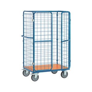 कुशल गोदाम और सुपरमार्केट लॉजिस्टिक्स के लिए टिकाऊ पाउडर लेपित रोल कार्ट्स - Product Image 2