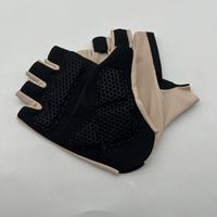 Gants de sport cyclisme demi-doigts avec coussinet élastique au dos de la paume, design durable toutes saisons pour la course, le vélo et la moto