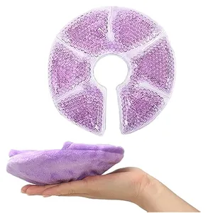 Reusable Gel Beads Ice Breast Hot Cold Pack Nurse Woman Breast Hydrogel Hydro Heat Cooling Gel Pad for Breastfeeding