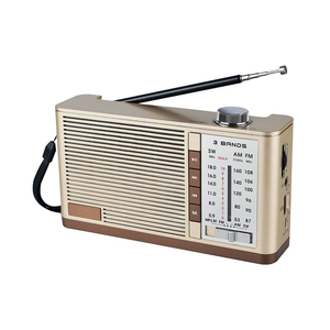 HS-2830 Retro Phong Cách Cũ Radio Hỗ Trợ Cổng USB Và Thẻ TF Pin Radio Di Động Am Fm Sw Khẩn Cấp - Product Image 2