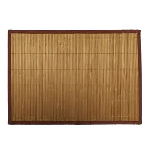 Wholesale Custom Home Decoration Japan Style Natural Bamboo Woven Placemat Table Mat