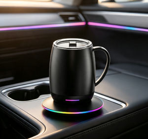 Juego de Tazas de Café Térmicas de Acero Inoxidable con Aislamiento y LED Inteligente Personalizadas, Taza de Viaje Reutilizable con Tapa, Venta al Por Mayor - Product Image 4