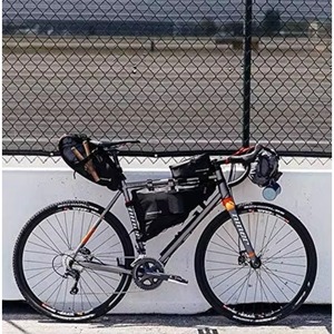 Échantillon gratuit : Sac triangulaire Rockbro, sac de rangement pour vélo, pochette pour cadre de vélo, sac pour vélo de route, accessoires de cyclisme - Product Image 1