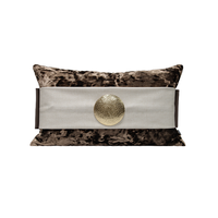 Housse de coussin lombaire carrée de luxe RUIYI, 50x30 cm, décoration d'intérieur, 100% polyester, amovible, lavable, écologique