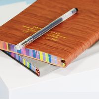 Alimentation stationnaire Conception personnalisée Planificateur hebdomadaire personnalisé Carnet A4 personnalisé Premium