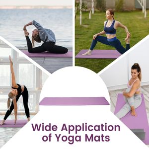 Tapete de Yoga Personalizado con Logotipo a Partir de 50 Piezas, Impreso, de Alta Calidad, Colorido, Antideslizante, de 8mm, 10mm, 12mm, 15mm, 20mm, de NBR - Product Image 4