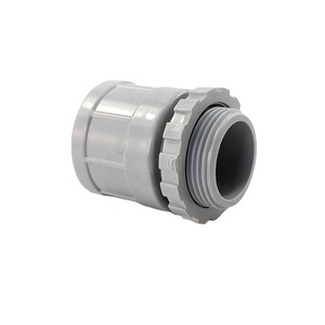 Adaptador de PVC de Alta Resistencia a los Rayos UV, Color Gris, con Anillos de Bloqueo, 20-50 mm, Adaptador de Tornillo Plano, Alta Resistencia a Impactos para Accesorios - Product Image 1