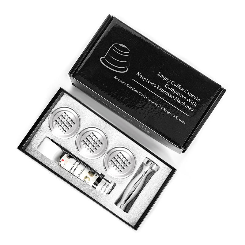 Argent (3 casquettes 1 tamper)