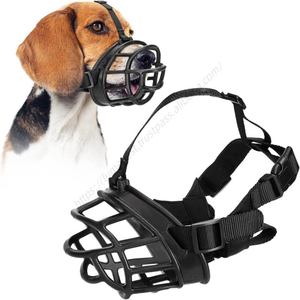 Bozal de Plástico Sólido Personalizado de Calidad al por Mayor para Perros, Tipo Cesta, Previene Mordeduras, Masticación y Ladridos, Dispositivo Ajustable para Perros en 6 Tamaños - Product Image 5