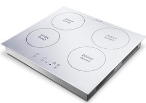 Table de cuisson à induction domestique à quatre brûleurs, portable ou encastrable, quatre zones de chauffe avec une puissance de 2000W, 1400W, 2000W, 1400W F - Product Image 4