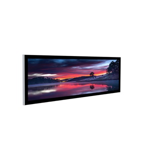 Siêu rộng dải <span class=keywords><strong>LCD</strong></span> Bar hiển thị 1920x560 pixel đồ họa trong nhà signage với 1 năm bảo hành và SDK chức năng OEM cung cấp - Product Image 2