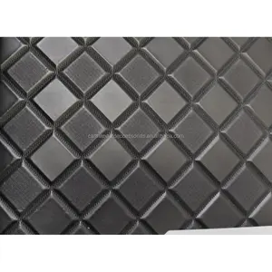 Car Inside Upholstery Mat Synthetic Leather Cover Interior Decor Embossed PVC Material in Raw