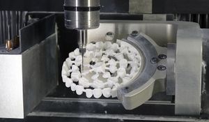 Alta precisione alta affidabilità multifunzione intelligenza open CAD/CAM sistema di fresatura a 5 assi per cera Pmma Zirconia - Product Image 3