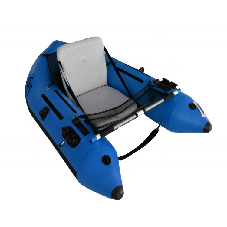 Tubo flutuador inflável de material de pvc, comprimento de 170cm, barriga, barco para uma pessoa, pesca olímp