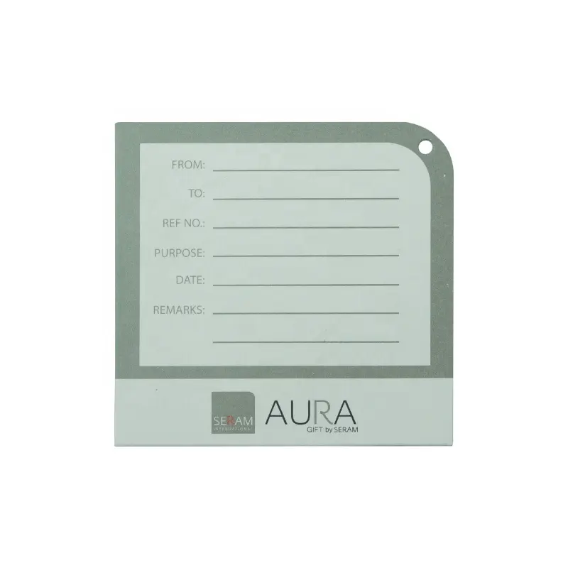 Custom Name card hang tag Two-sided Eco-friendly paper information card garment card