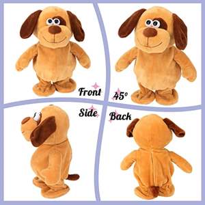 Nonoelektrikli interaktif animasyonlu oyuncak konuşan bebekler için peluş Buddy hediyeler konuşan köpek ne dediğini tekrarlar oyuncak - Product Image 3