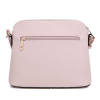 Mini sac seau pour femme Sac à main en cuir pour femme Bandoulière Sac à main à bandoulière Chaînes Tassel Rivet Décorations Fermeture à glissière ouverte