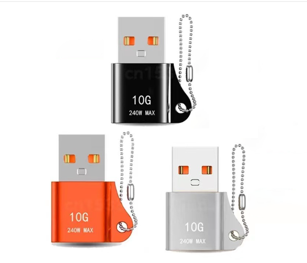 10A Type C to USB 3.0 OTG Adapter USB C Female to USB Male Fast Charging Data Converter Mini Connector for MacBook Samsung Xiaom